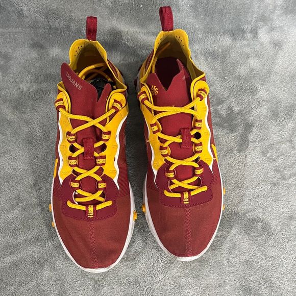 Nike React Element 55 USC Trojans NCAA Sneakers CK4853-600 Size Mens 6 main image 11